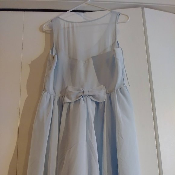 ice blue party dress size 14. - Picture 6 of 6